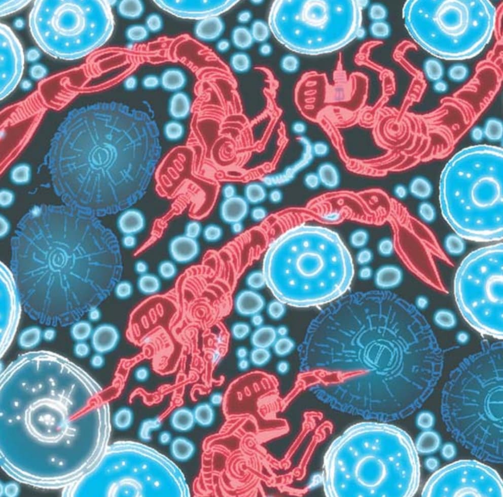 NEW X-MEN (2001) #123 artwork by Ethan Van Sciver, Tom Derenick, Tim Townsend, Danny Miki, Scott Hanna, Sandu Florea, and Hi-Fi Design
